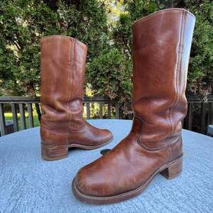 Vintage Frye Campus Riding Leather Boots 10D